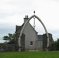 whalebone arch, made in 1921 from the jawbone of an 80 foot long blue whale whalebone arch, made in 1921 from the jawbone of an 80 foot long blue whale